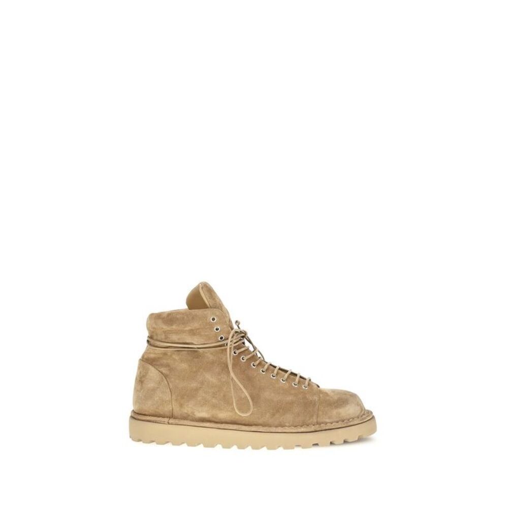Marsell Beige Suede Leather Lace-Up Men's Boots